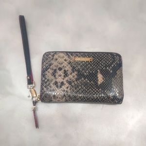 Stella & Dot Snake Print Wristlet